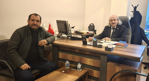 Medya ve Yerel Gündem Bir Arada: Ferhat Canbey, Ahmet Kaplan’ı Ziyaret Etti