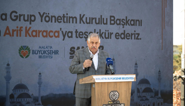 Malatya’da Karaca Camii İnşaatı Resmen Başladı
